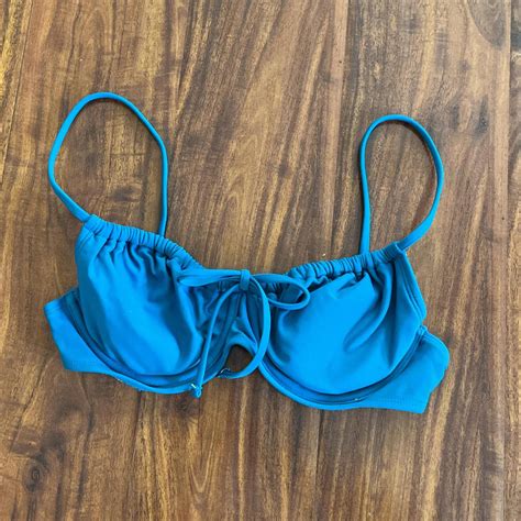 Blue Bikini Top Bikinilife Depop