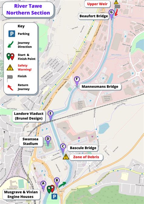 river tawe northern section supjourneys