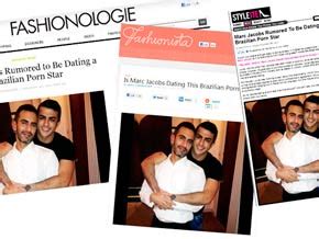 Suposto Affair De Marc Jacobs E Ator Porn Brasileiro Repercute Nos Sites Gringos A Capa