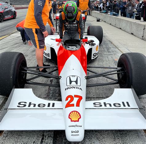 Why driving Senna’s McLaren left O’Ward feeling ‘mad’ - The Race