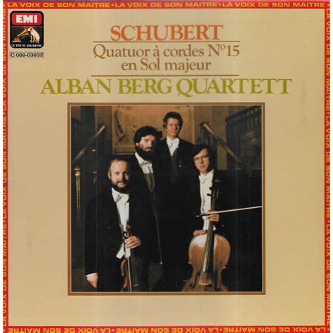 Quatuor N En Sol Majeur Op De Franz Schubert T Gatefold Chez