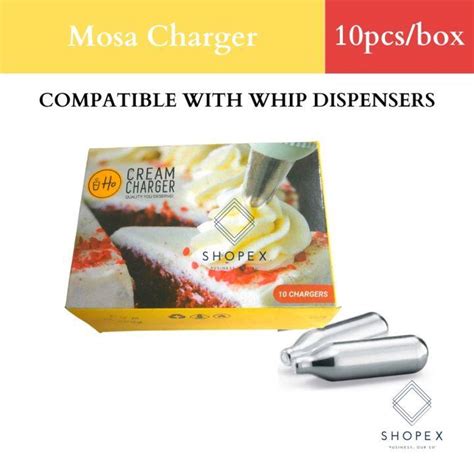 Hot HO Cream Charger 10 Charges Box For Whip Cream Dispensers Mosa Cream Charger Mosa