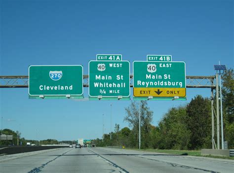 Interstate 270 North Obetz To Westerville Aaroads Ohio