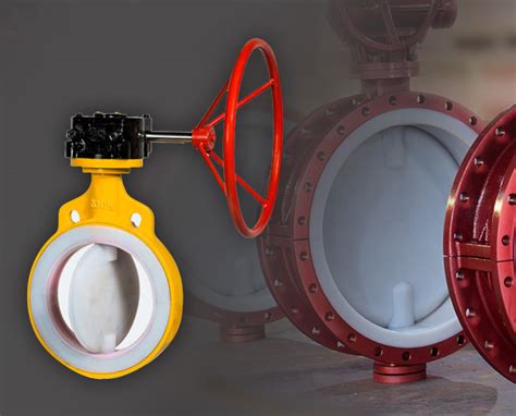 Pfa Fep Lined Butterfly Valve Shiv Valves Industries