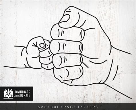 Fist Bump Svg Bundle New Dad Svg Fathers Day Svg Dad And Baby