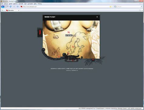 Obsessive Lingerie Web Design On Behance