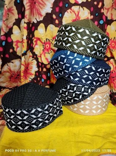 Multicolor Polyester Muslim Jali Cap At Rs Piece In Delhi Id