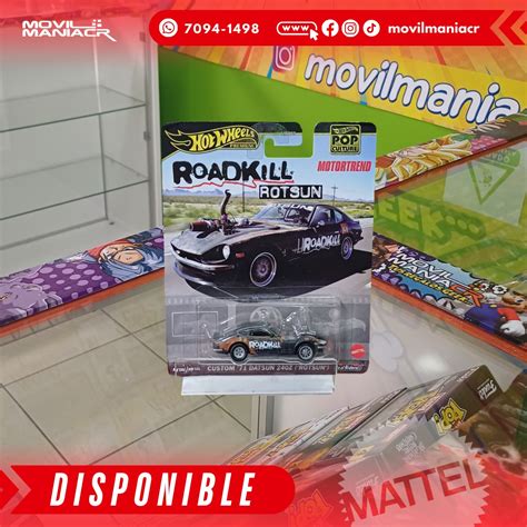 Mattel Hot Wheels Premium Pop Culture Roadkill Custom Datsun Z Rotsun