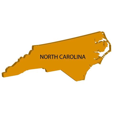 North Carolina Map Royalty Free Stock Vector Images