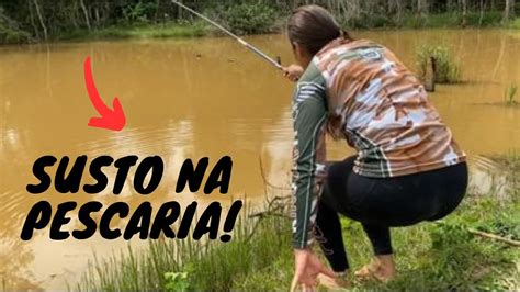 EU NÃO ESPERAVA UM PEIXE BRUTO DESSE NA PESCARIA NO LAGO ABANDONADO