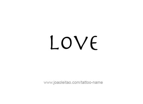 Love Name Tattoo Designs - Tattoos with Names