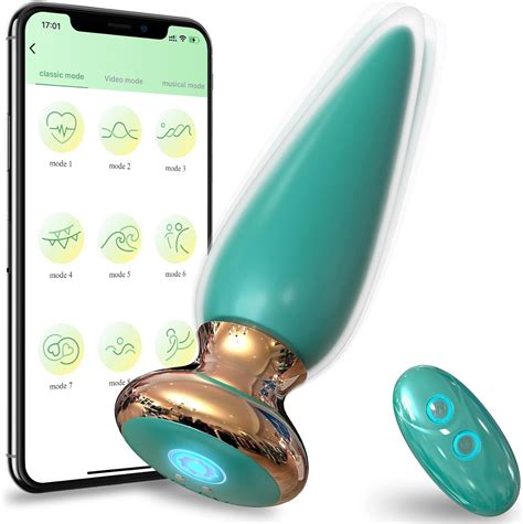 Amazon App Remote Control Anal Butt Vibrator Prostate Massager Classic Vibrating Modes