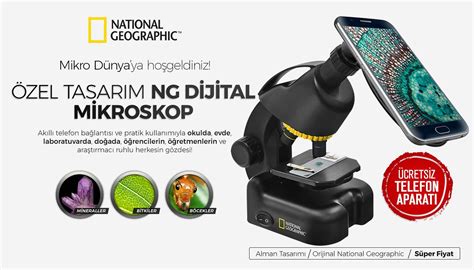 Bresser National Geographic Öğrenci Mikroskobu 40–640x