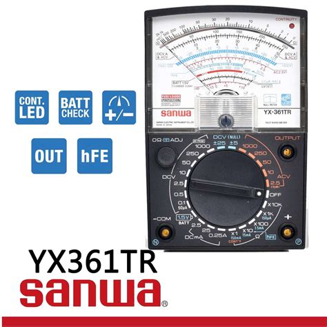 Schematic Sanwa Multimeter Yx360trf Diagram Wiring Diagram