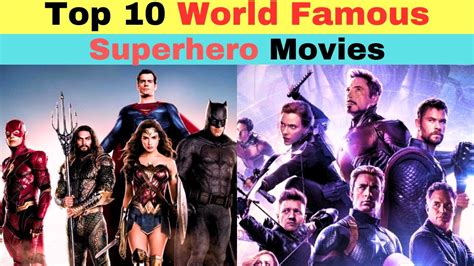 Top 10 World Famous Superhero Movies Bestmovies 10 Best Superhero