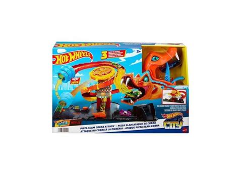 Pista Hot Wheels Ataque Da Cobra A Pizzaria Htn Mattel Em Promo O No Buscap