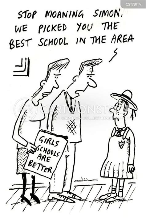 Single Sex School Cartoons And Comics Funny Pictures From CartoonStock