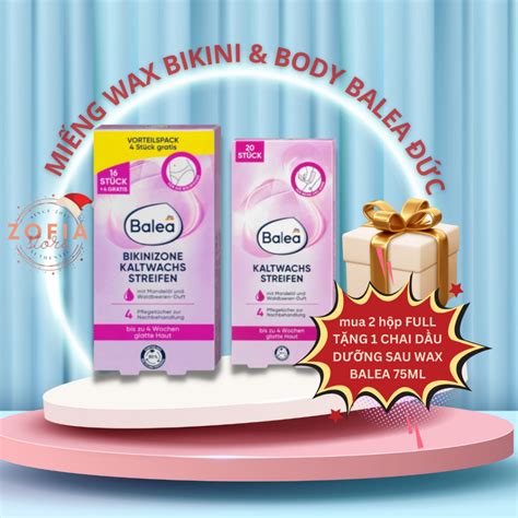 Che tên Miếng wax bikini và toàn thân Balea Đức Shopee Việt Nam