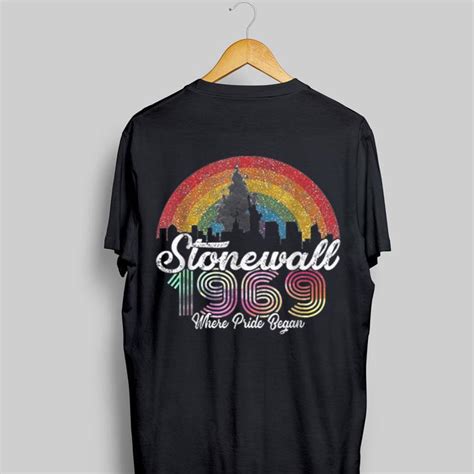 Stonewall Riots 50th Rainbow Flag Shirt Hoodie Sweater Longsleeve T
