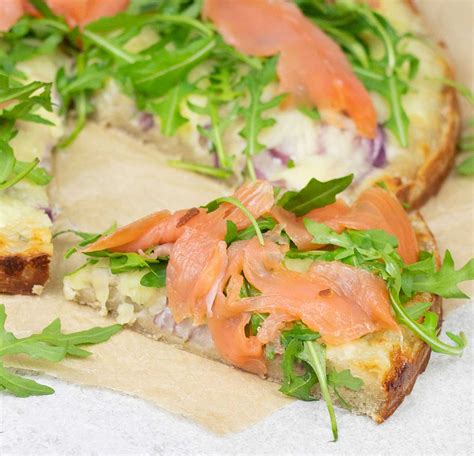 Smoked Salmon Pizza - Recipe Tale