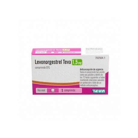 LEVONORGESTREL TEVA EFG 1 5 MG 1 COMPRIMIDO Openfarma Nos Encanta