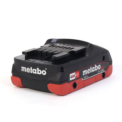 ОРИГИНАЛ: Аккумуляторный блок METABO LIHD, 18 В - 4,0 АЧ - купить с ...