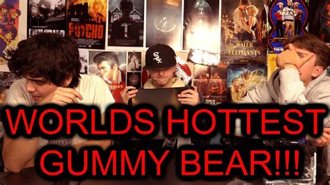 Worlds Hottest Gummy Bear Lilnitro Challenge 9000000 Scoville