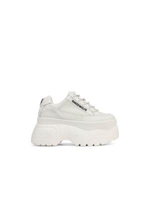 Naked Wolfe Sprinter White Sneakers Omberon