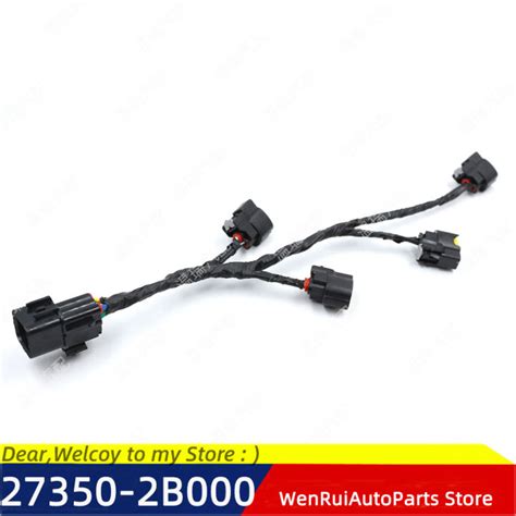 273502B000 Ignition Coil Cable Plug Extension Wire Harness For Kia Rio ...