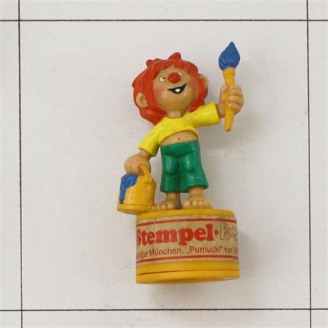 Pumuckl Mit Pinsel Und Farbe Stempel Pumuckl Bully 1983 Kuschel