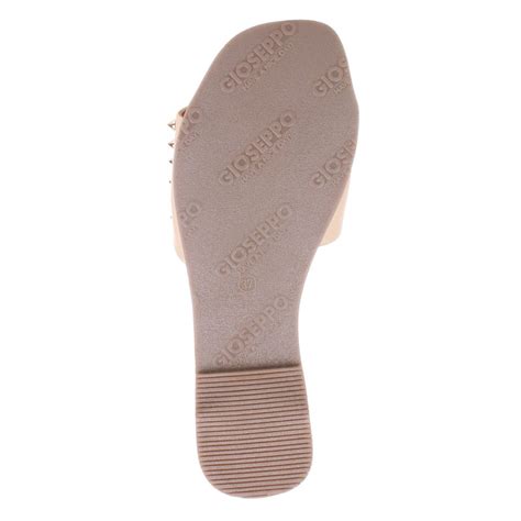 Gioseppo NUDE klapki damskie beżowe