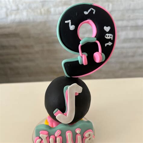 Vela Biscuit Tik Tok Elo7 Produtos Especiais