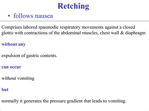 Vomiting Ppt