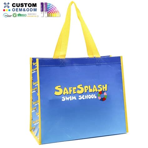 China Large Pp Laminated Non Woven Bag Safe Splash Supplier