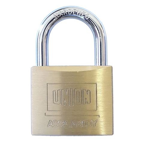Union Brass Padlock 60mm Saunderson Security