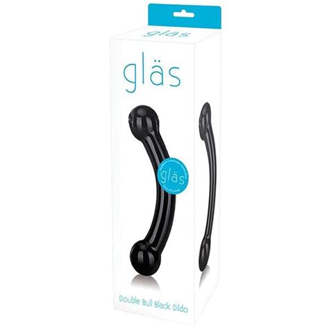 Key By Jopen Glas Double Bull Juodas Dildo Stiklinis Penio Imitatorius