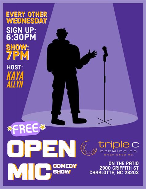 Open Mic Comedy Night | South End Charlotte