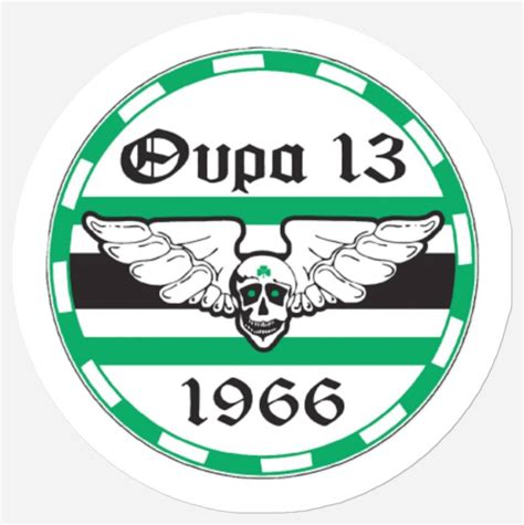 Panathinaikos Gate 13 2 Stickers Sold By Casualshop Sku 175816314