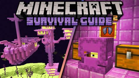 End Cities Shulkers And Elytra Minecraft Survival Guide