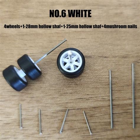 Custom 1 64 Alloy Car Hot Wheels Model Modification Hub Rubber Tires Racing Vehicle Toys Cars