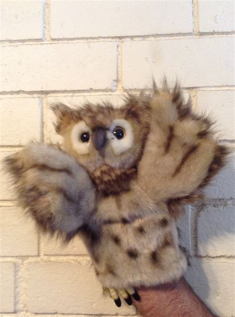 Hansa Hand Puppet Owl Hanzon Puppets