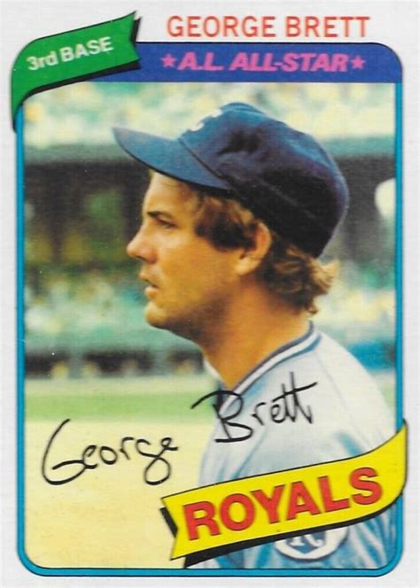 George Brett Topps Base Price Guide Sports Card Investor