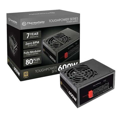 Thermaltake ToughPower SFX 600W Gold Netzteile - 600 Watt - 80 mm - 80 ...
