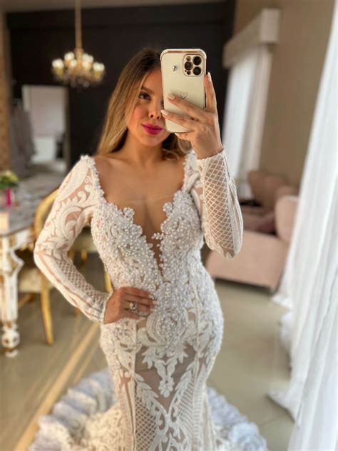 Vestido Eleonora Branco Nude Swiss Barbara Melo