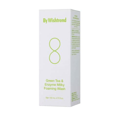 By Wishtrend Green Tea & Enzyme Milky Foaming Wash 140ml | Cleanser ...