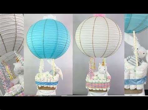 Hot Air Balloon Diaper Cake Tutorial Free Printables Artofit