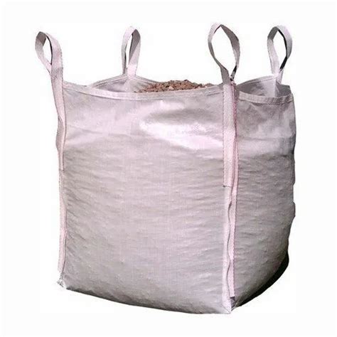 Fibc Jumbo Bag White Circular 4 Loop Bulk Bags Manufacturer From Vadodara