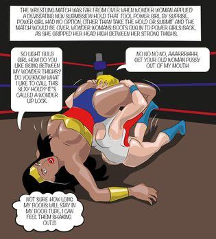 Superhero Catfights Female Wrestling Combat Luscious Hentai Manga Porn