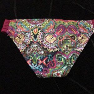 Title Nine Swim Title Nine Bikini Bottom Paisley Wine Small Poshmark