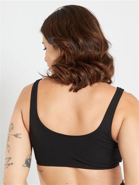 Sujetador de bikini tipo top de premamá Negro Kiabi 14 00